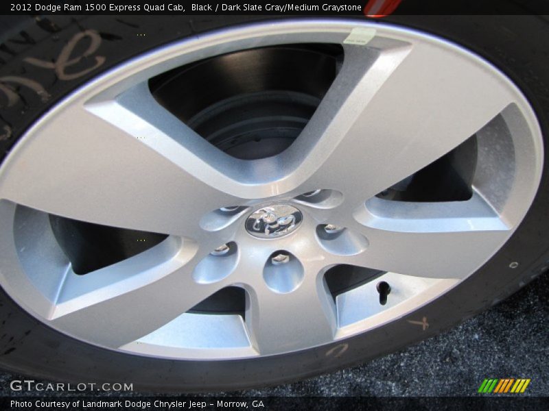 Black / Dark Slate Gray/Medium Graystone 2012 Dodge Ram 1500 Express Quad Cab