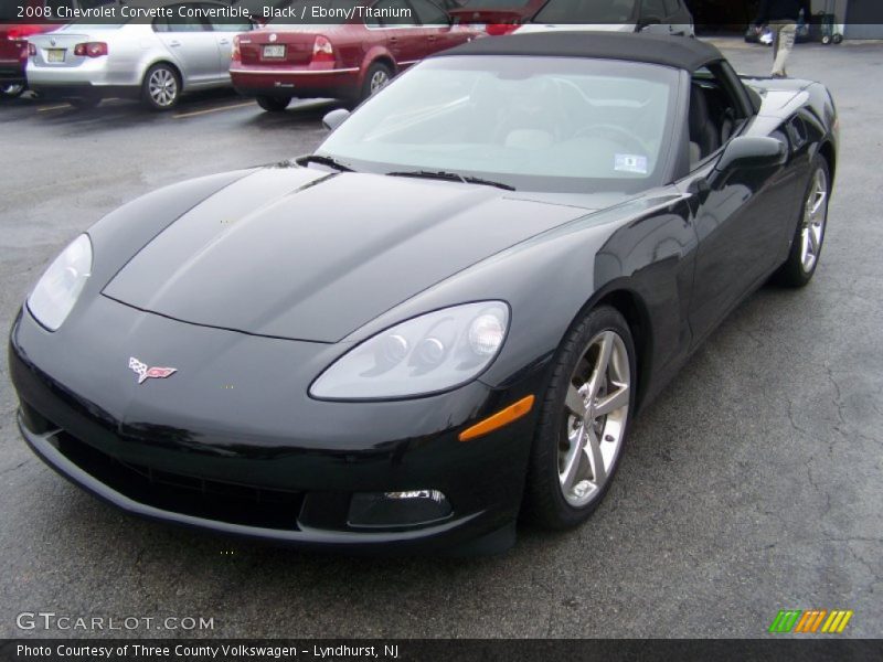 Front 3/4 View of 2008 Corvette Convertible