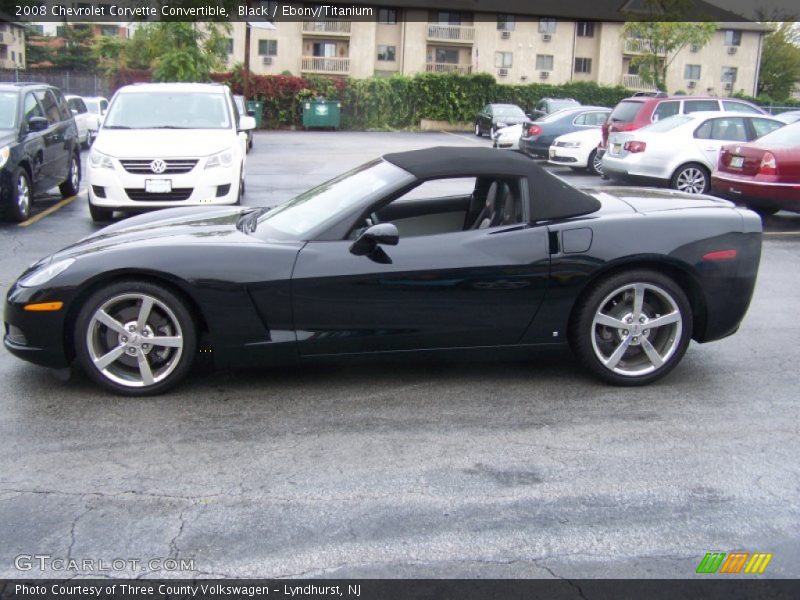  2008 Corvette Convertible Black