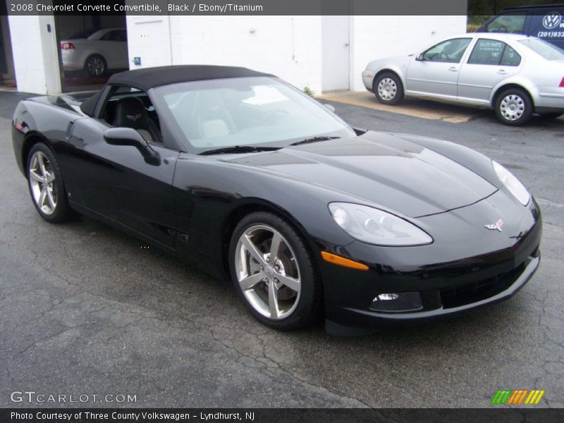 Front 3/4 View of 2008 Corvette Convertible