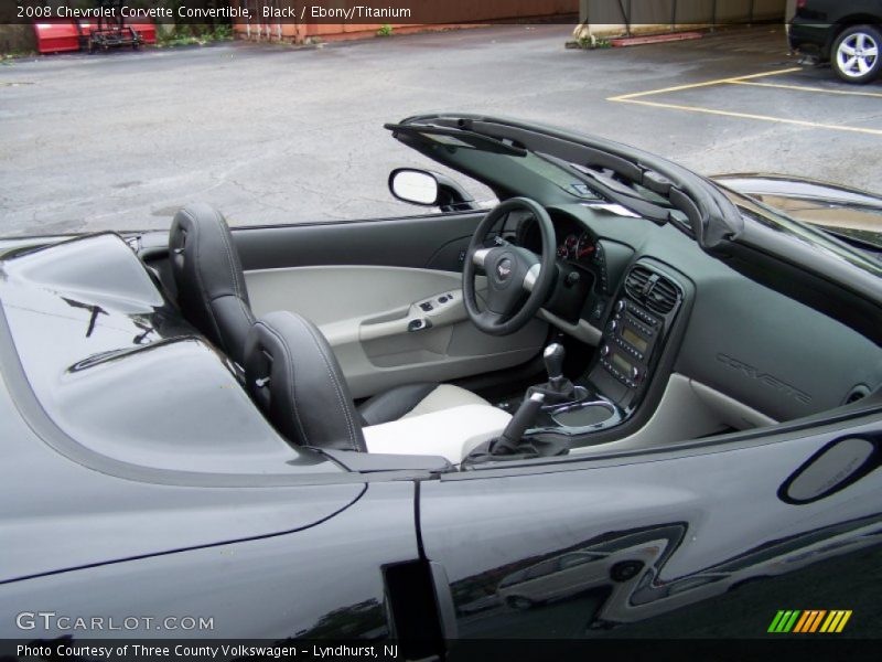 Black / Ebony/Titanium 2008 Chevrolet Corvette Convertible