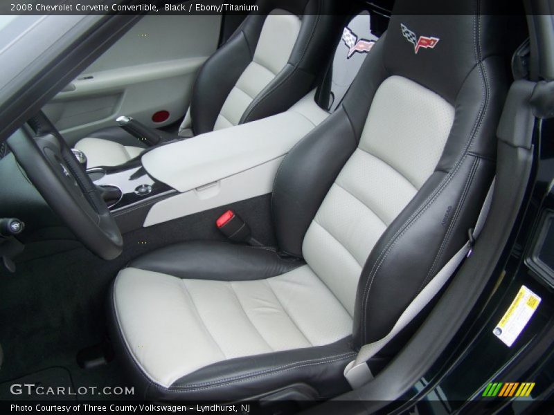  2008 Corvette Convertible Ebony/Titanium Interior