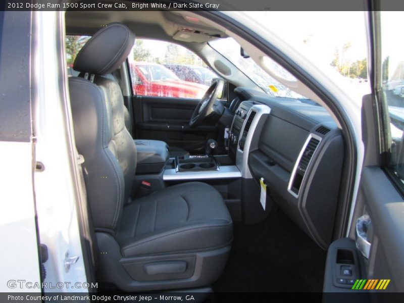 Bright White / Dark Slate Gray 2012 Dodge Ram 1500 Sport Crew Cab