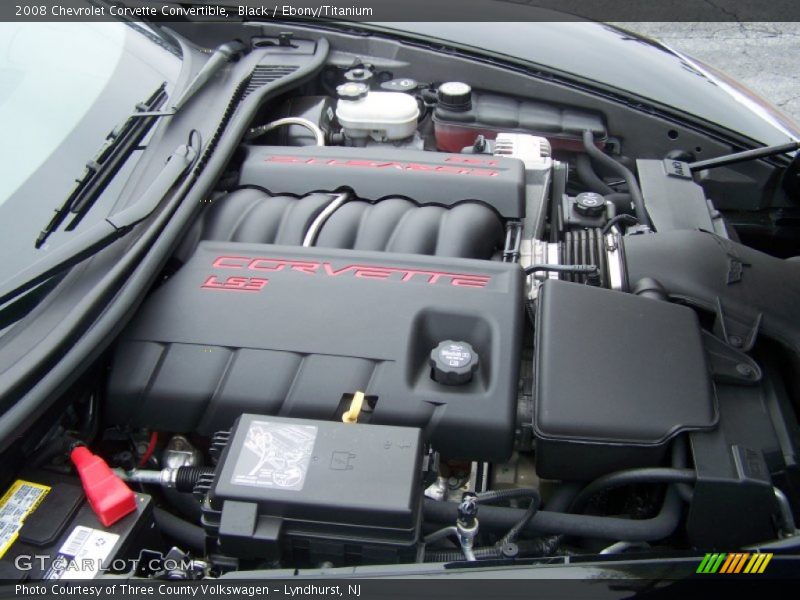  2008 Corvette Convertible Engine - 6.2 Liter OHV 16-Valve LS3 V8