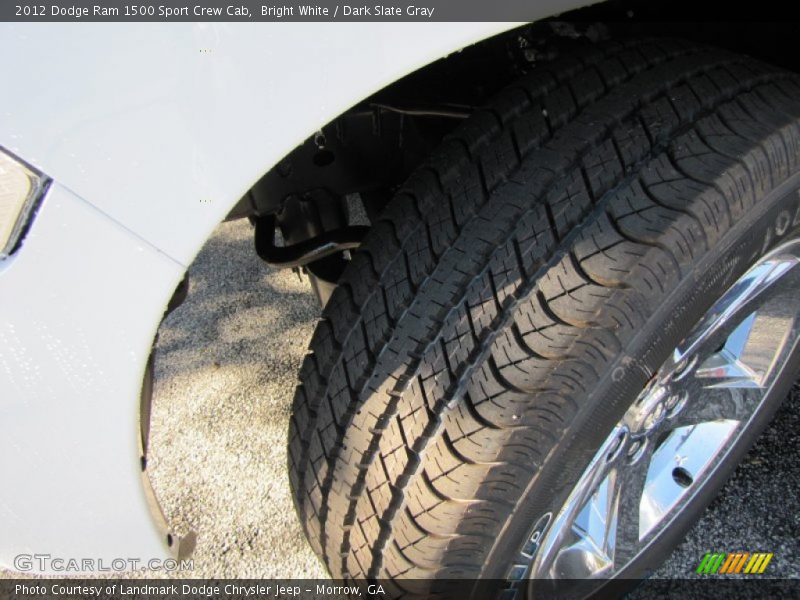 Bright White / Dark Slate Gray 2012 Dodge Ram 1500 Sport Crew Cab