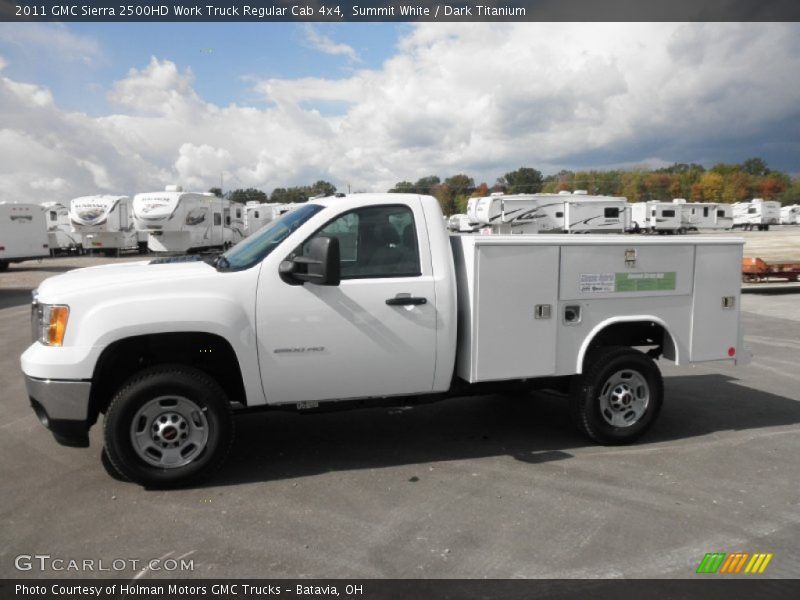 Summit White / Dark Titanium 2011 GMC Sierra 2500HD Work Truck Regular Cab 4x4