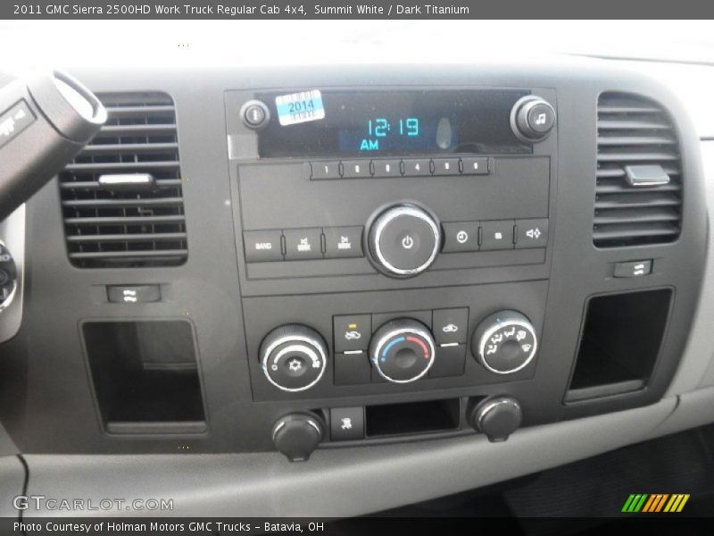 Summit White / Dark Titanium 2011 GMC Sierra 2500HD Work Truck Regular Cab 4x4