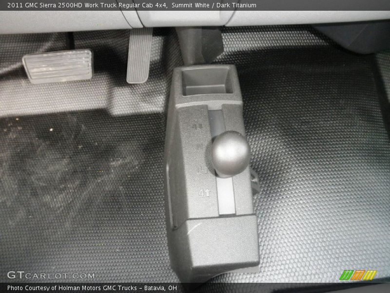 Summit White / Dark Titanium 2011 GMC Sierra 2500HD Work Truck Regular Cab 4x4