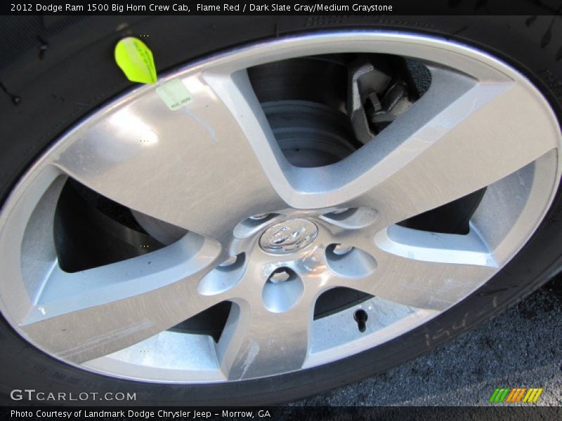 Flame Red / Dark Slate Gray/Medium Graystone 2012 Dodge Ram 1500 Big Horn Crew Cab