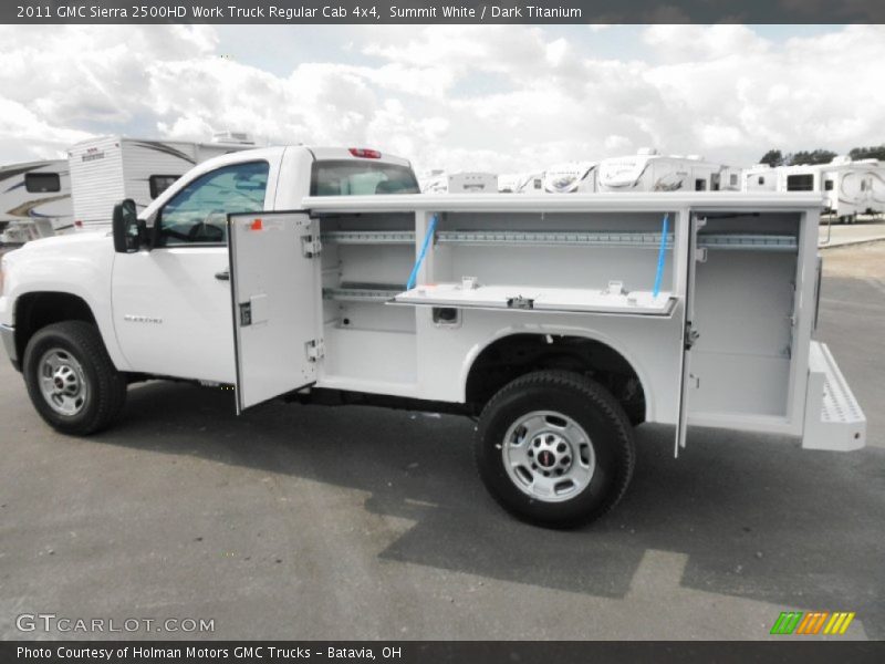 Summit White / Dark Titanium 2011 GMC Sierra 2500HD Work Truck Regular Cab 4x4