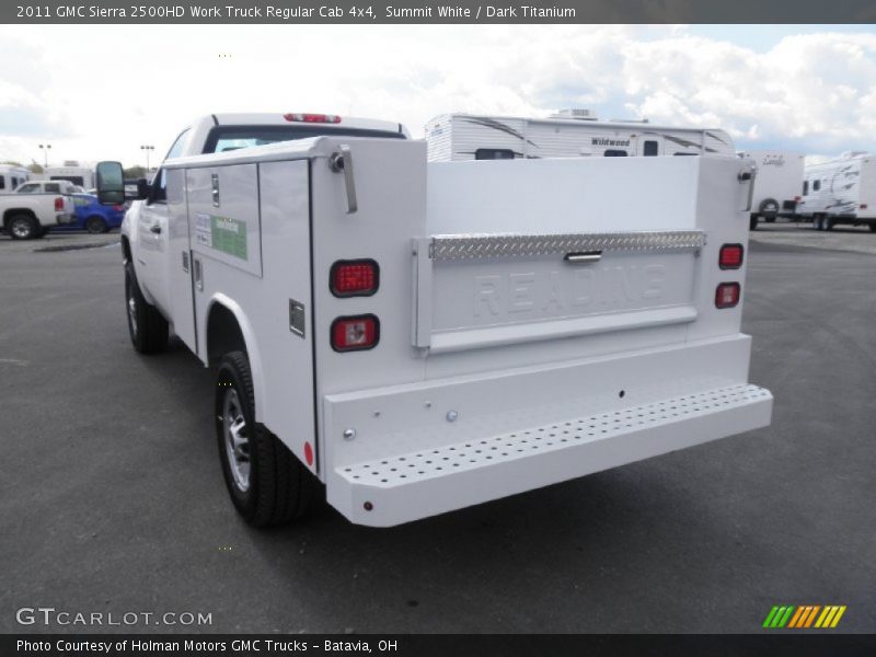 Summit White / Dark Titanium 2011 GMC Sierra 2500HD Work Truck Regular Cab 4x4