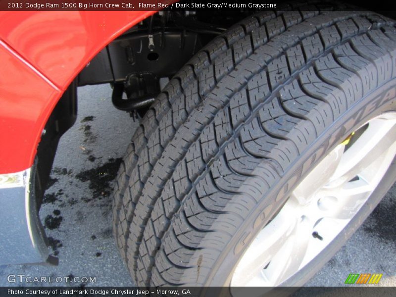 Flame Red / Dark Slate Gray/Medium Graystone 2012 Dodge Ram 1500 Big Horn Crew Cab