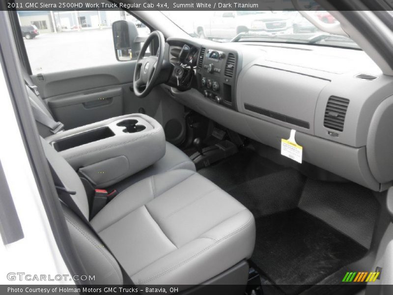 Summit White / Dark Titanium 2011 GMC Sierra 2500HD Work Truck Regular Cab 4x4