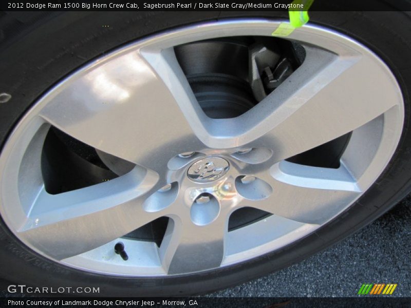 Sagebrush Pearl / Dark Slate Gray/Medium Graystone 2012 Dodge Ram 1500 Big Horn Crew Cab