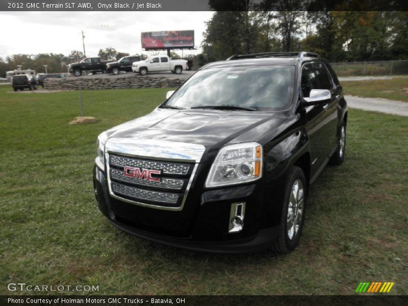 Onyx Black / Jet Black 2012 GMC Terrain SLT AWD