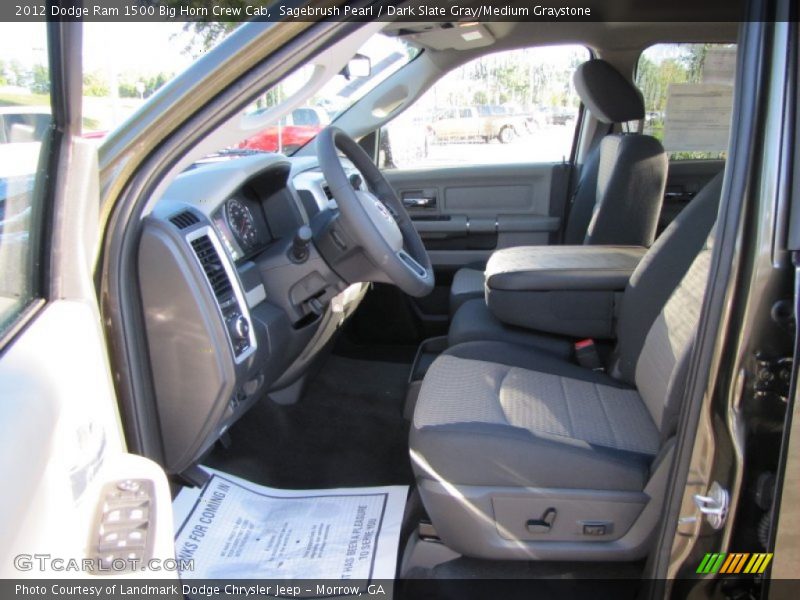Sagebrush Pearl / Dark Slate Gray/Medium Graystone 2012 Dodge Ram 1500 Big Horn Crew Cab