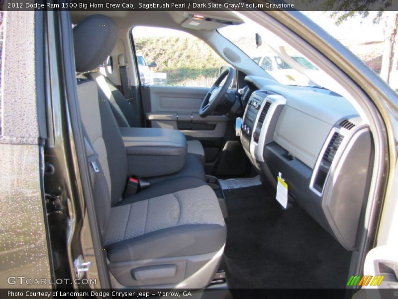 Sagebrush Pearl / Dark Slate Gray/Medium Graystone 2012 Dodge Ram 1500 Big Horn Crew Cab
