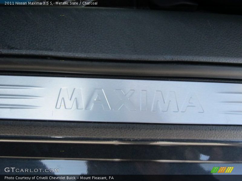 Metallic Slate / Charcoal 2011 Nissan Maxima 3.5 S