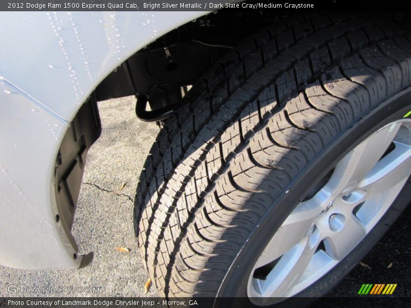 Bright Silver Metallic / Dark Slate Gray/Medium Graystone 2012 Dodge Ram 1500 Express Quad Cab