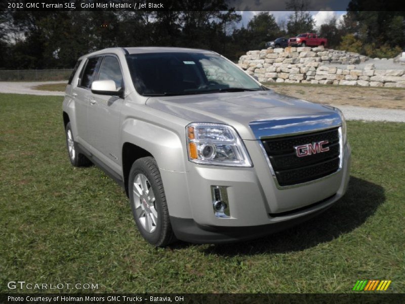 Gold Mist Metallic / Jet Black 2012 GMC Terrain SLE