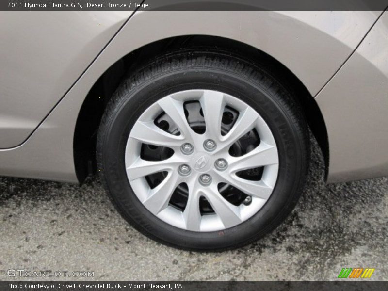 Desert Bronze / Beige 2011 Hyundai Elantra GLS