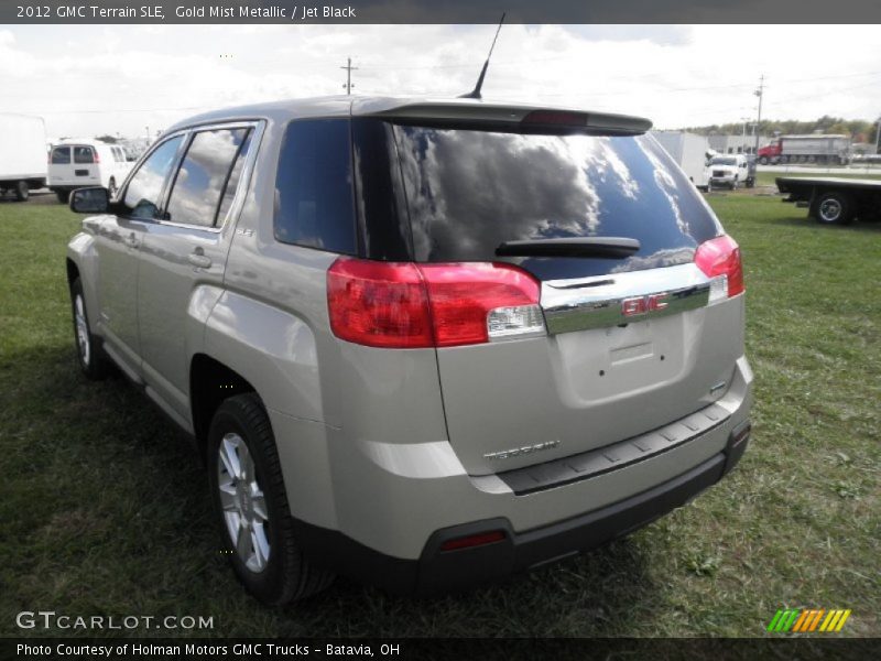 Gold Mist Metallic / Jet Black 2012 GMC Terrain SLE