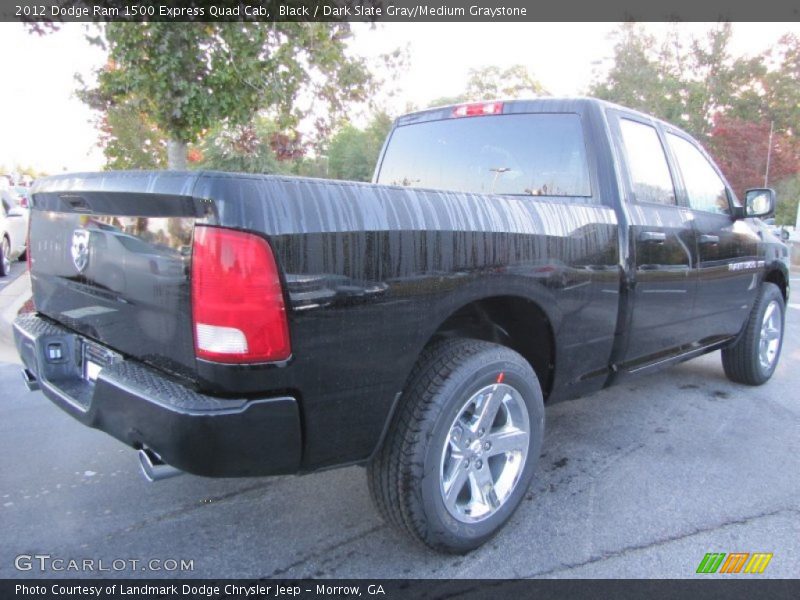 Black / Dark Slate Gray/Medium Graystone 2012 Dodge Ram 1500 Express Quad Cab