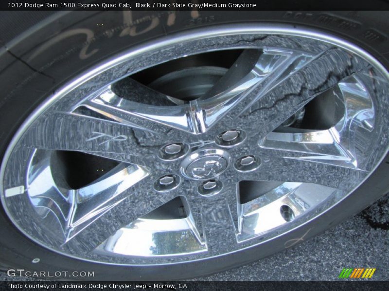 Black / Dark Slate Gray/Medium Graystone 2012 Dodge Ram 1500 Express Quad Cab