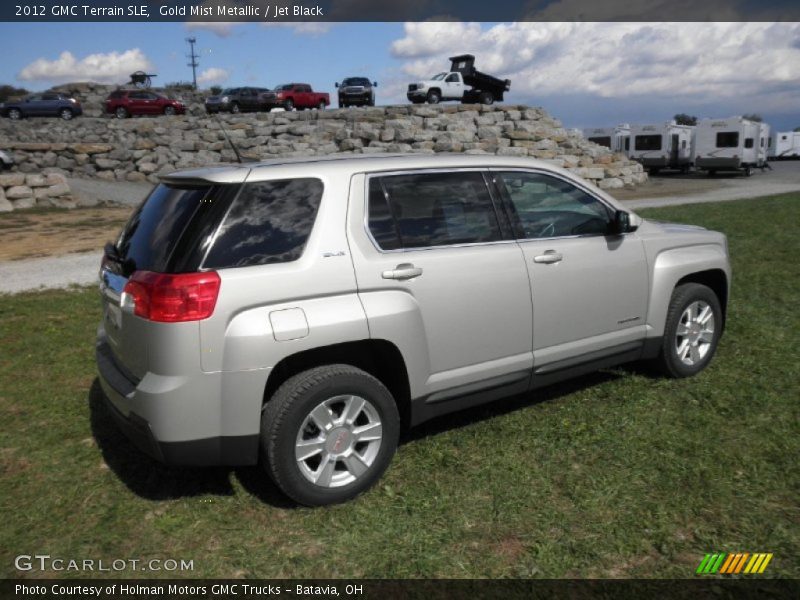 Gold Mist Metallic / Jet Black 2012 GMC Terrain SLE