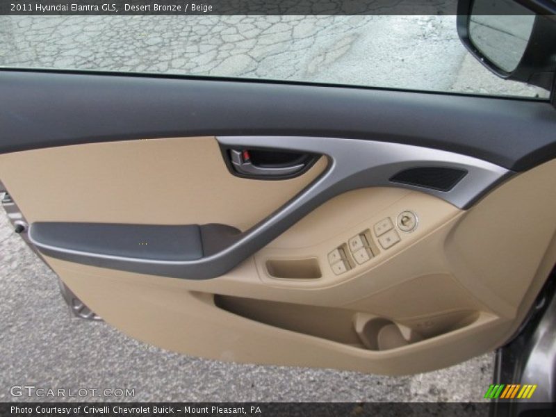 Desert Bronze / Beige 2011 Hyundai Elantra GLS