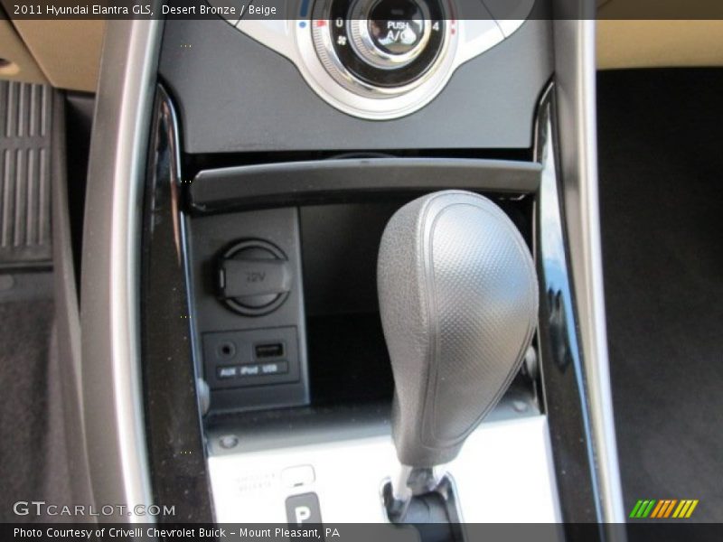 Desert Bronze / Beige 2011 Hyundai Elantra GLS