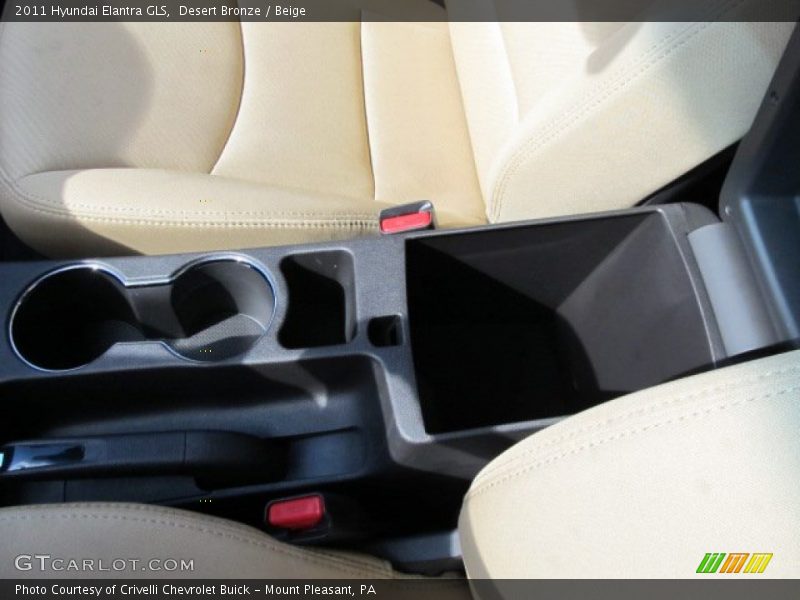 Desert Bronze / Beige 2011 Hyundai Elantra GLS
