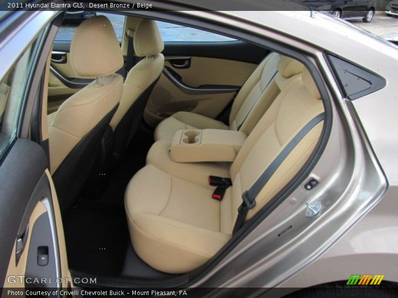 Desert Bronze / Beige 2011 Hyundai Elantra GLS