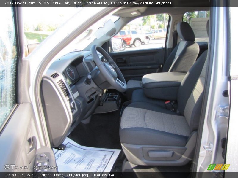  2012 Ram 1500 ST Crew Cab Dark Slate Gray/Medium Graystone Interior