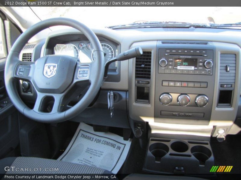 Dashboard of 2012 Ram 1500 ST Crew Cab