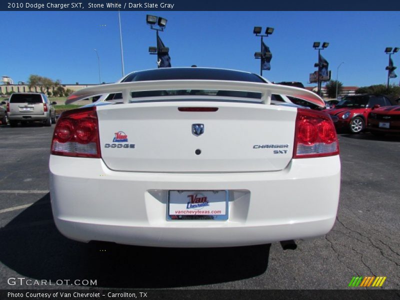 Stone White / Dark Slate Gray 2010 Dodge Charger SXT