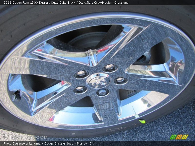 Black / Dark Slate Gray/Medium Graystone 2012 Dodge Ram 1500 Express Quad Cab