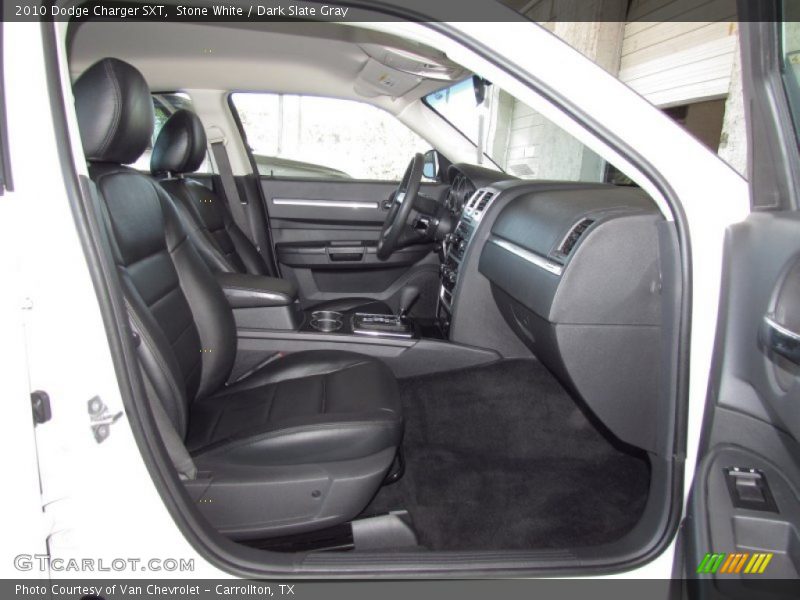 Stone White / Dark Slate Gray 2010 Dodge Charger SXT