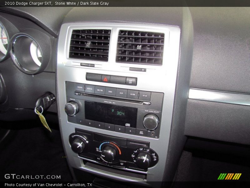 Stone White / Dark Slate Gray 2010 Dodge Charger SXT