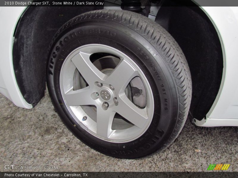 Stone White / Dark Slate Gray 2010 Dodge Charger SXT