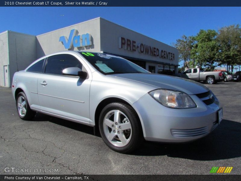 Silver Ice Metallic / Gray 2010 Chevrolet Cobalt LT Coupe