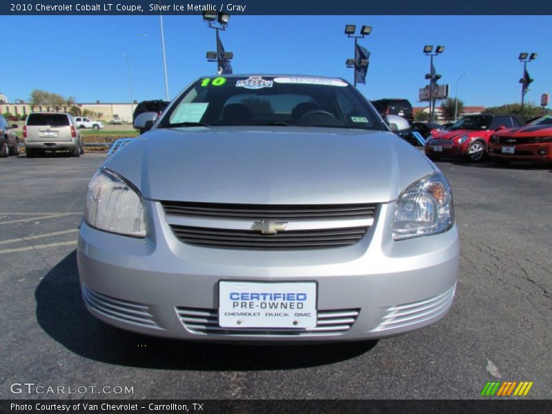 Silver Ice Metallic / Gray 2010 Chevrolet Cobalt LT Coupe