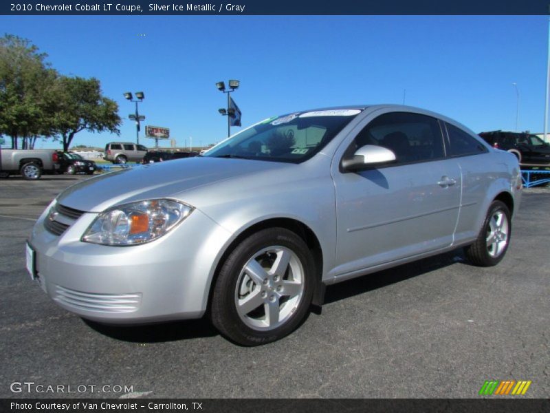 Silver Ice Metallic / Gray 2010 Chevrolet Cobalt LT Coupe