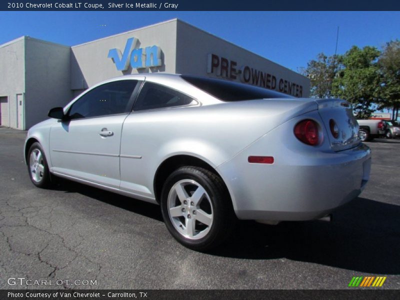 Silver Ice Metallic / Gray 2010 Chevrolet Cobalt LT Coupe