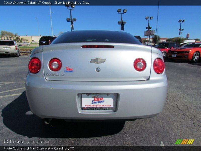 Silver Ice Metallic / Gray 2010 Chevrolet Cobalt LT Coupe