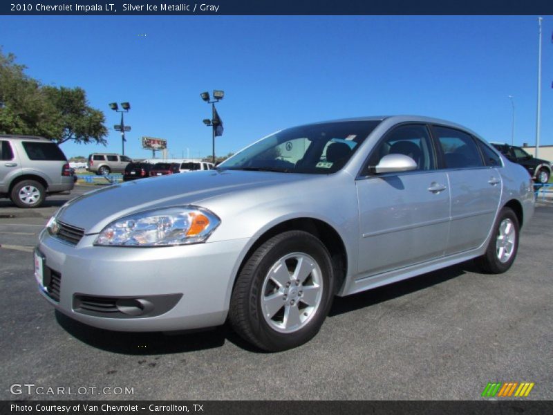 Silver Ice Metallic / Gray 2010 Chevrolet Impala LT