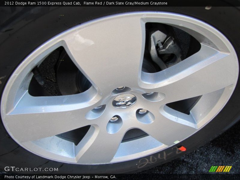 Flame Red / Dark Slate Gray/Medium Graystone 2012 Dodge Ram 1500 Express Quad Cab