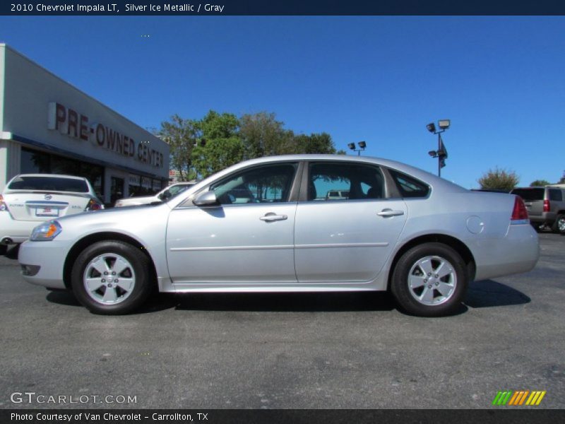 Silver Ice Metallic / Gray 2010 Chevrolet Impala LT