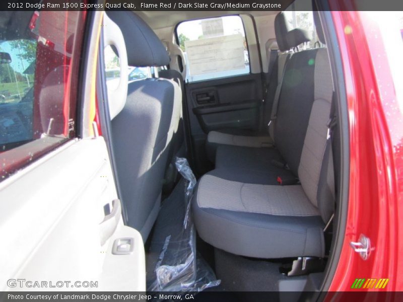 Flame Red / Dark Slate Gray/Medium Graystone 2012 Dodge Ram 1500 Express Quad Cab