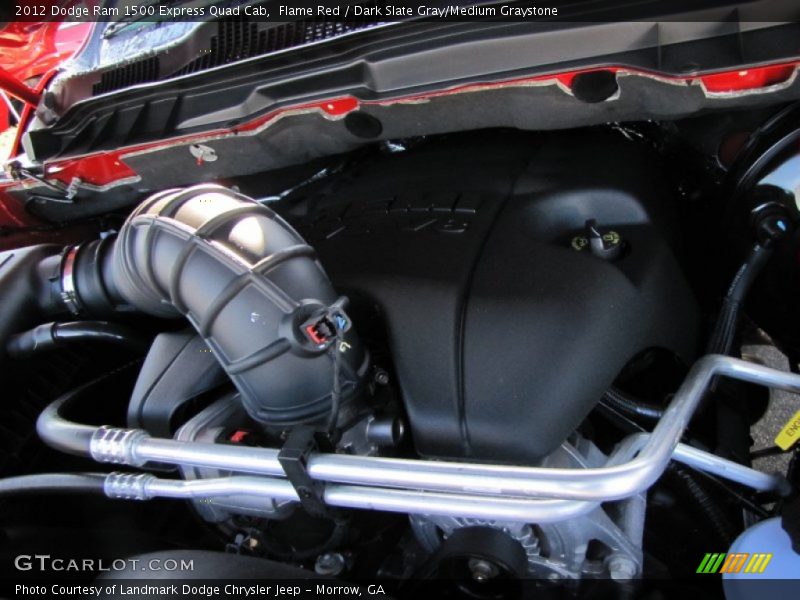 Flame Red / Dark Slate Gray/Medium Graystone 2012 Dodge Ram 1500 Express Quad Cab